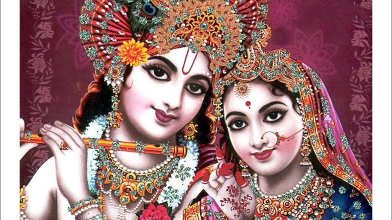 Бог Кришна и Радха