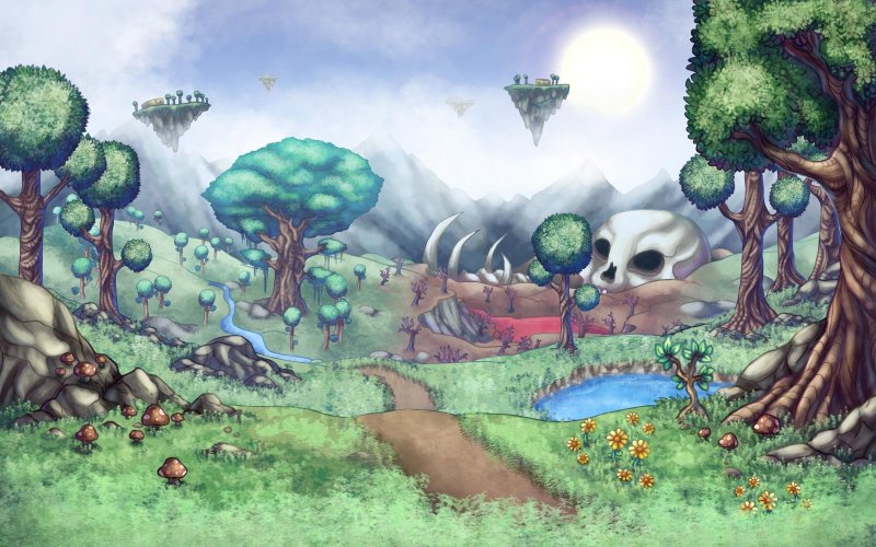 Обои на рабочий стол Terraria