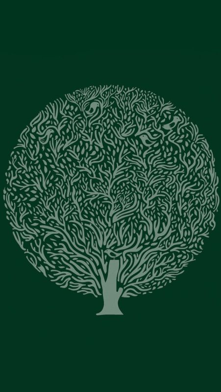 Дерево иллюстрация Минимализм