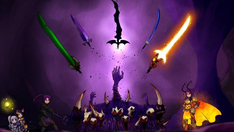 Террария грань ночи арт