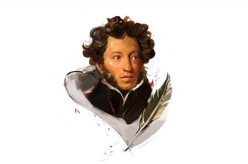 Пушкин портрет вектор