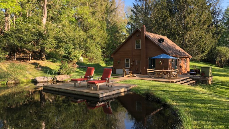 Онтарио Канада коттеджи у озера