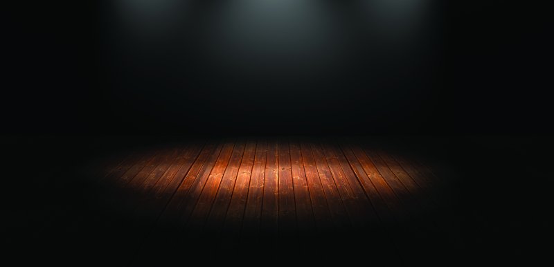 Темная поверхность стола