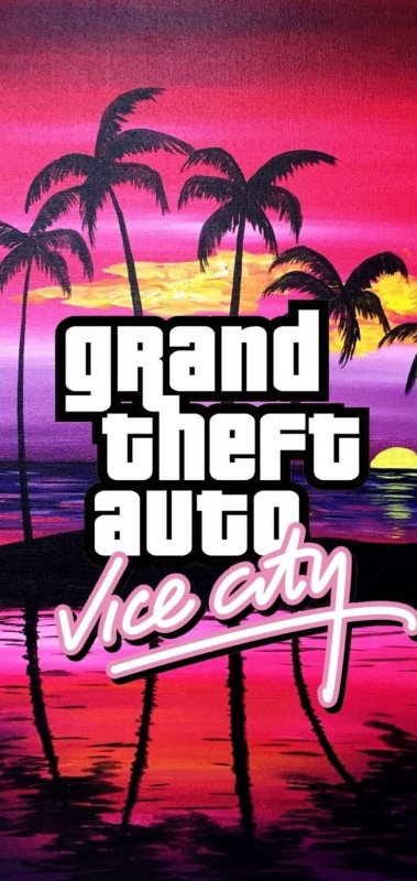 Grand Theft auto vice City Постер
