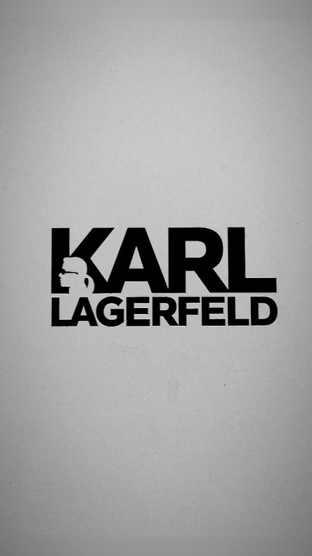 Карл Лагерфельд надпись