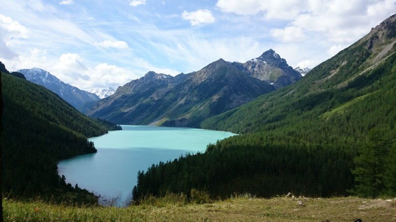 Поселок Кучерла горный Алтай