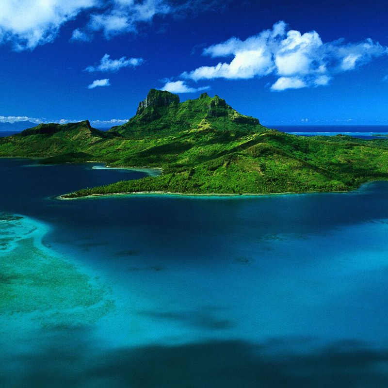 Лагуна Бора-Бора, французская Полинезия
