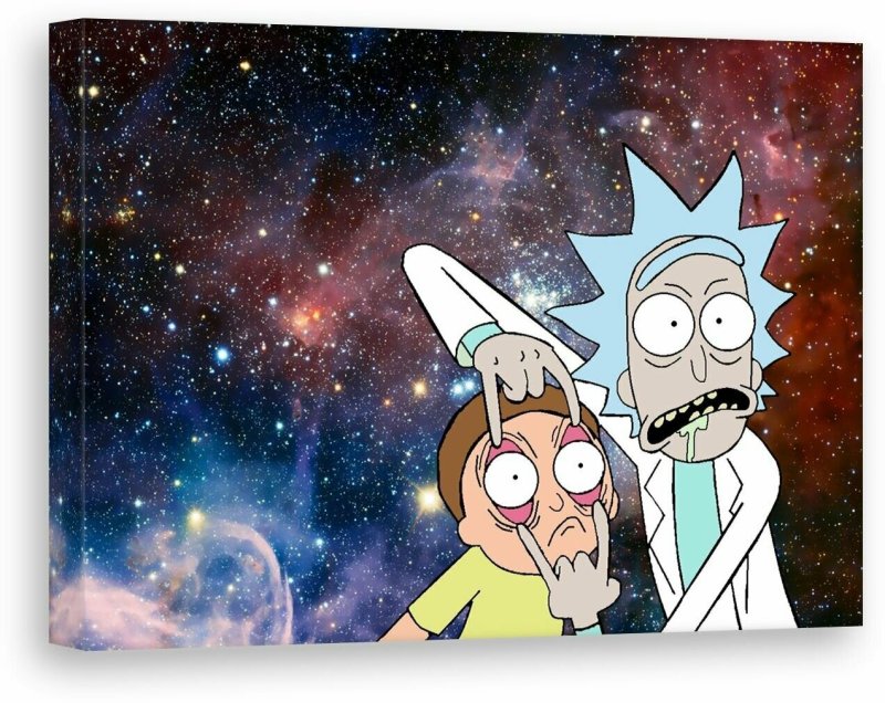 Обои на рабочий стол Рик и Морти 4к