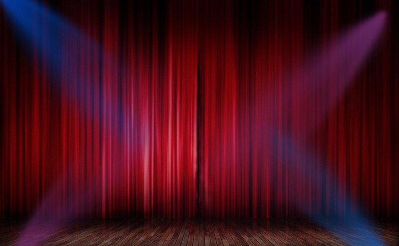 Красивый свет на сцене