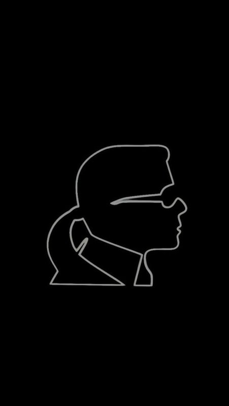 Карл Лагерфельд обои на айфон