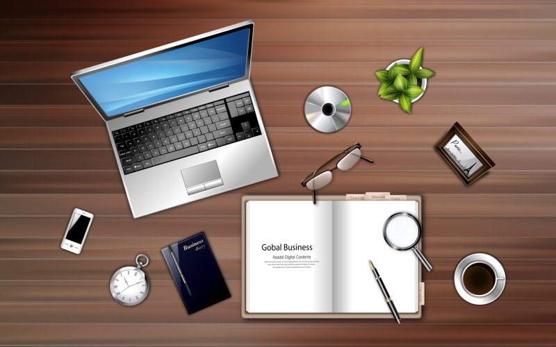 Деловой стиль рабочего стола