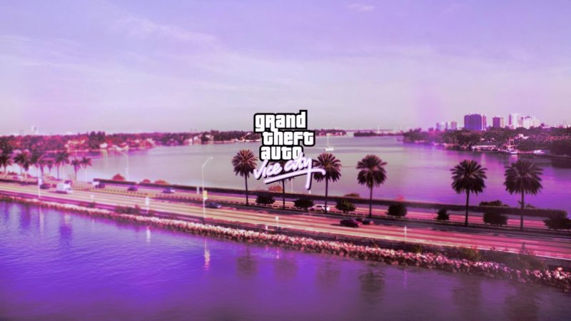 Обои GTA vice City 4k