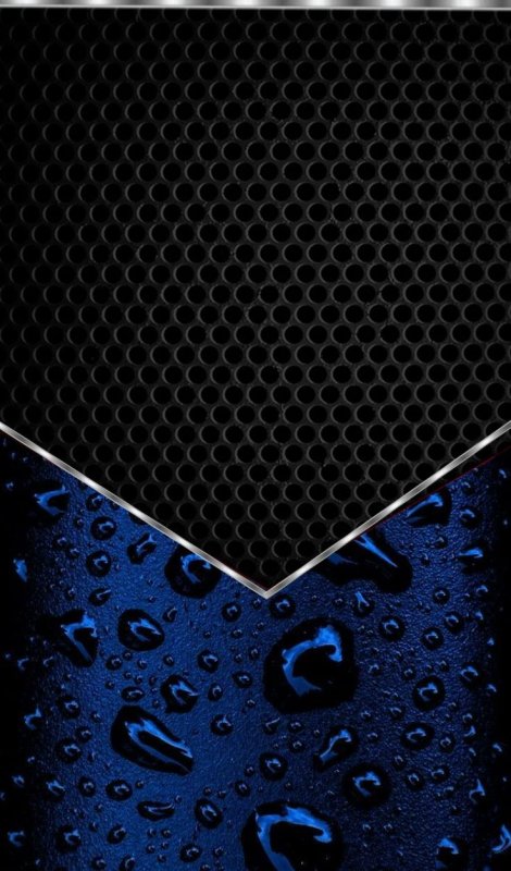 Синие обои на телефон