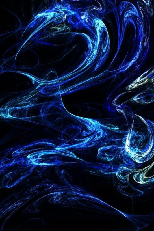 Черно синие обои