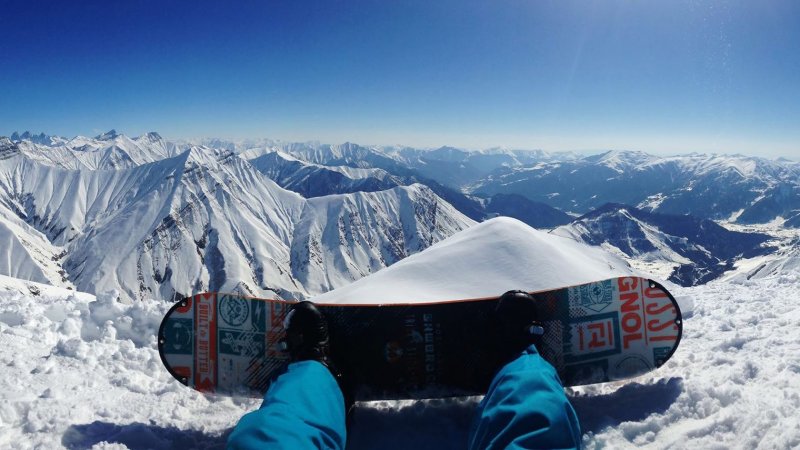 Сноубординг в Гудаури