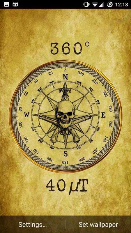 Компас в телефоне