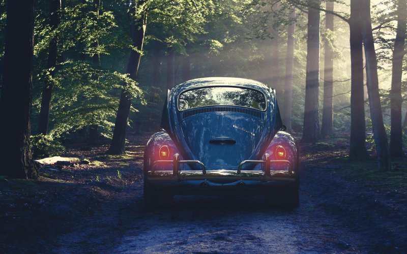 Volkswagen ретро 4к