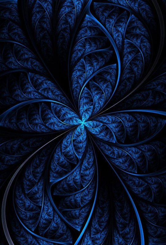 Синяя абстракция