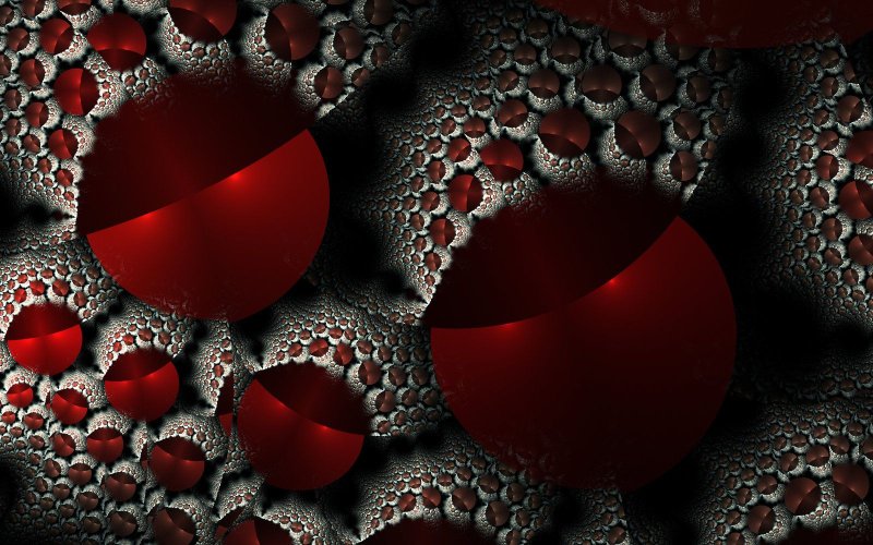 Черно красная заставка