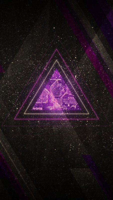 Фиолетовый треугольник