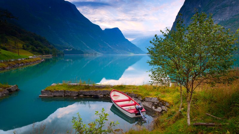 Озеро Стрюн, Норвегия