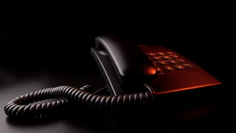 Стационарный телефон трубка