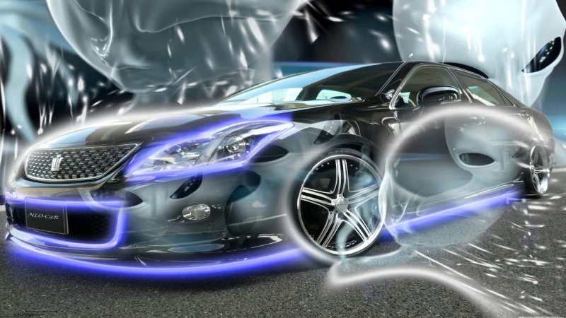 Фотообои машина