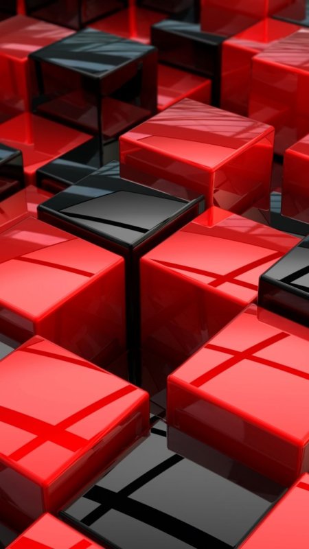 Красный кубик