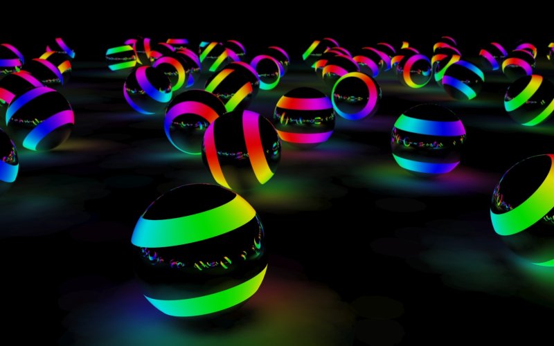 Разноцветный неон