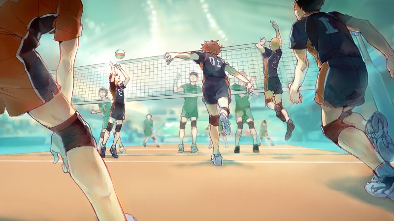 Волейбол Haikyuu