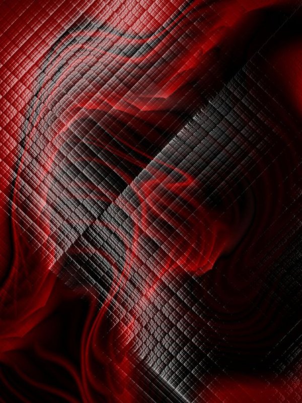 Красно черная абстракция