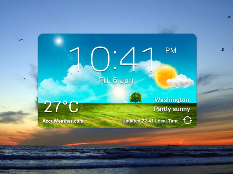 Виджет погоды на рабочий стол