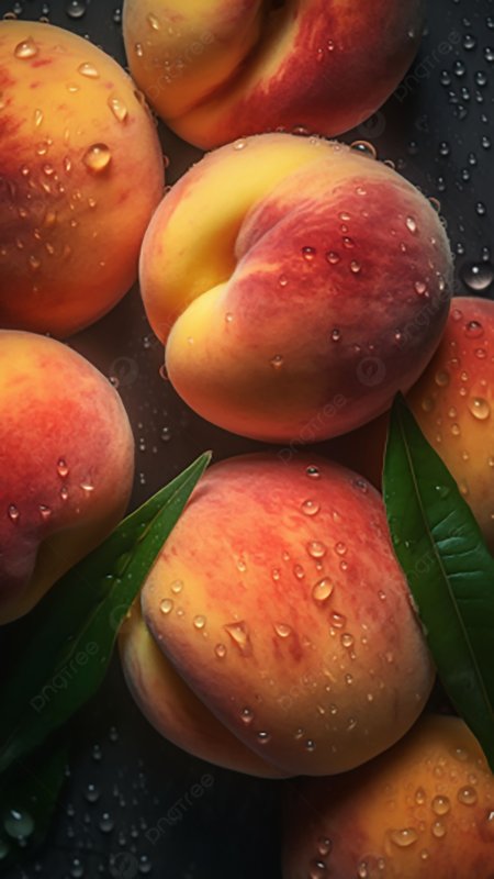 Персики фон