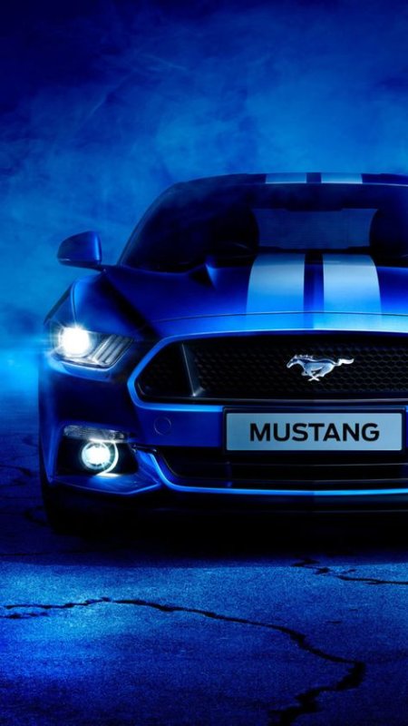 Ford Mustang gt 500 в темноте