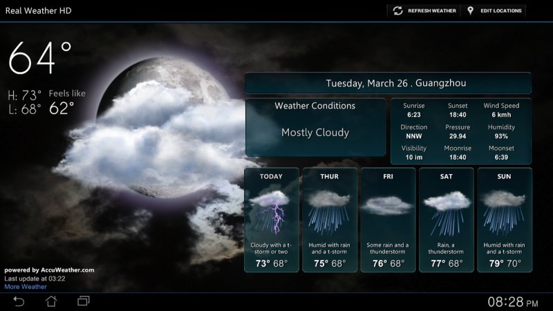 Погодный гаджет для рабочего стола