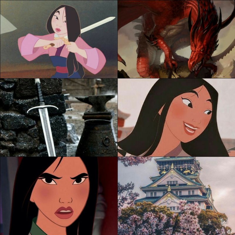 Принцесса Мулан дракон