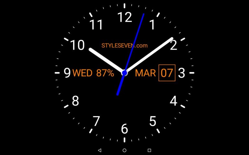 Аналоговые часы