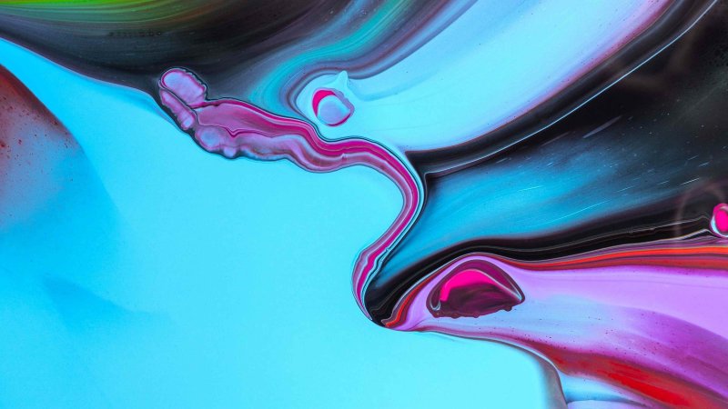 Красочные разводы