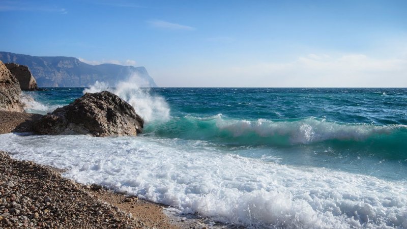 Прибой Судак море
