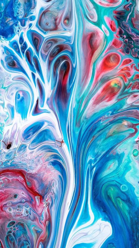 Цветные разводы