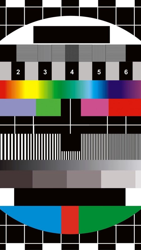 Телевизионная настроечная таблица СССР