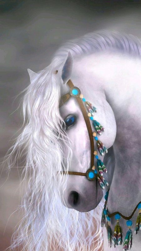 Белая лошадь