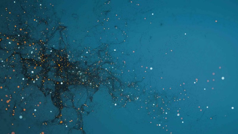 Синий фон с блестками