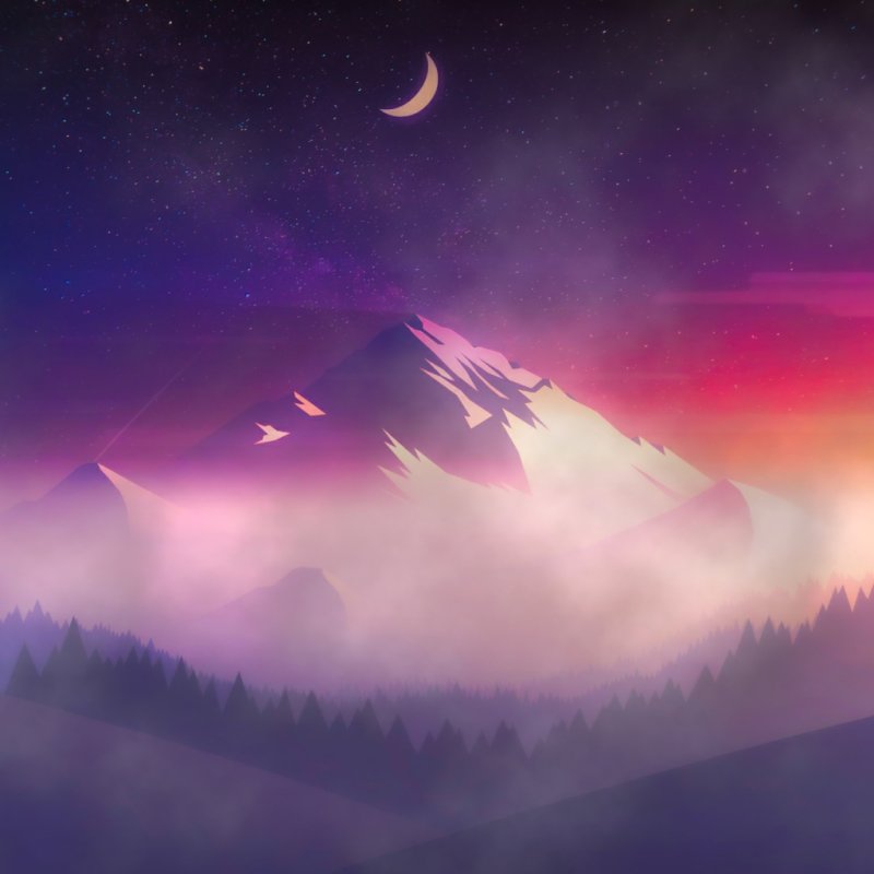 Пейзаж Минимализм