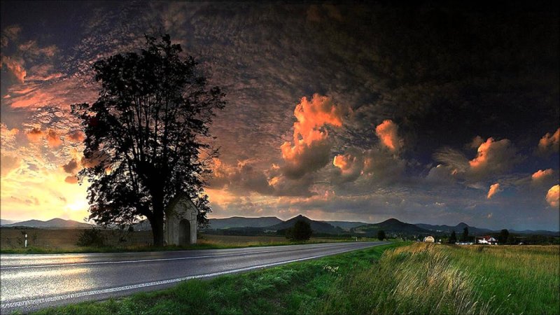 Пасмурный пейзаж