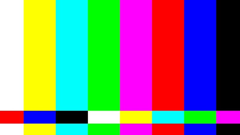 Настроечная таблица для телевизора СССР