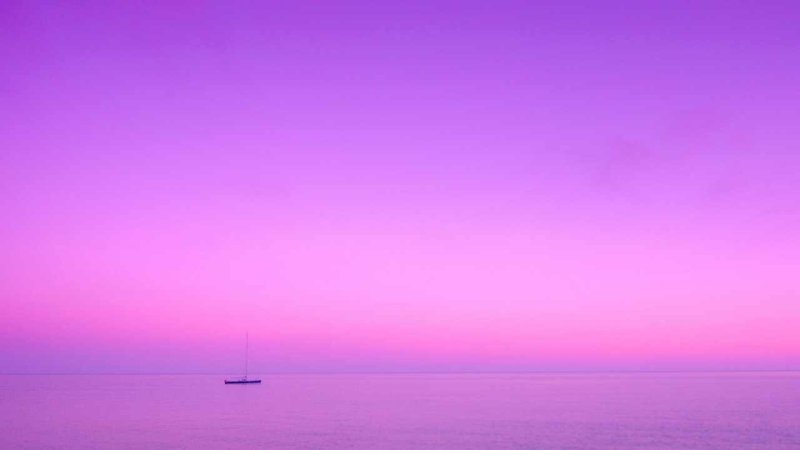 Фиолетовое небо