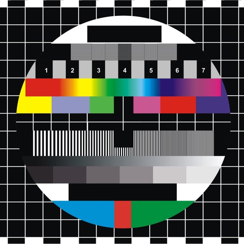 Настроечная таблица для телевизора СССР