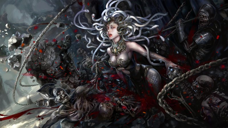 Богиня медуза Горгона