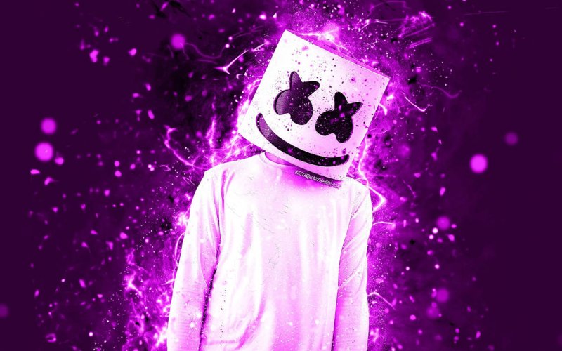 Кристофер Комсток Marshmello без маски
